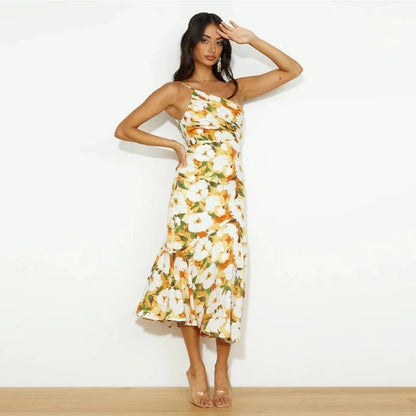 Sienna - Robe asymétrique à motifs floraux pour femme