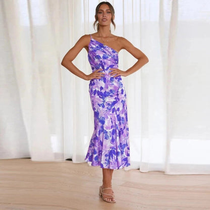 Sienna - Robe asymétrique à motifs floraux pour femme