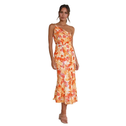Sienna - Robe asymétrique à motifs floraux pour femme