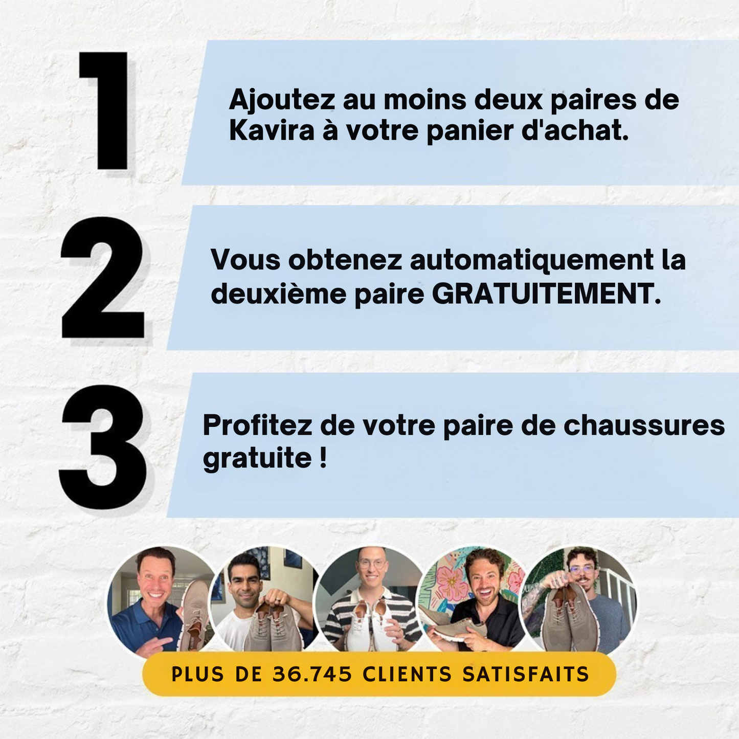 Kavira Urban - Ultra Confortable "offre secrète" 1 paire achetée = 1 gratuite