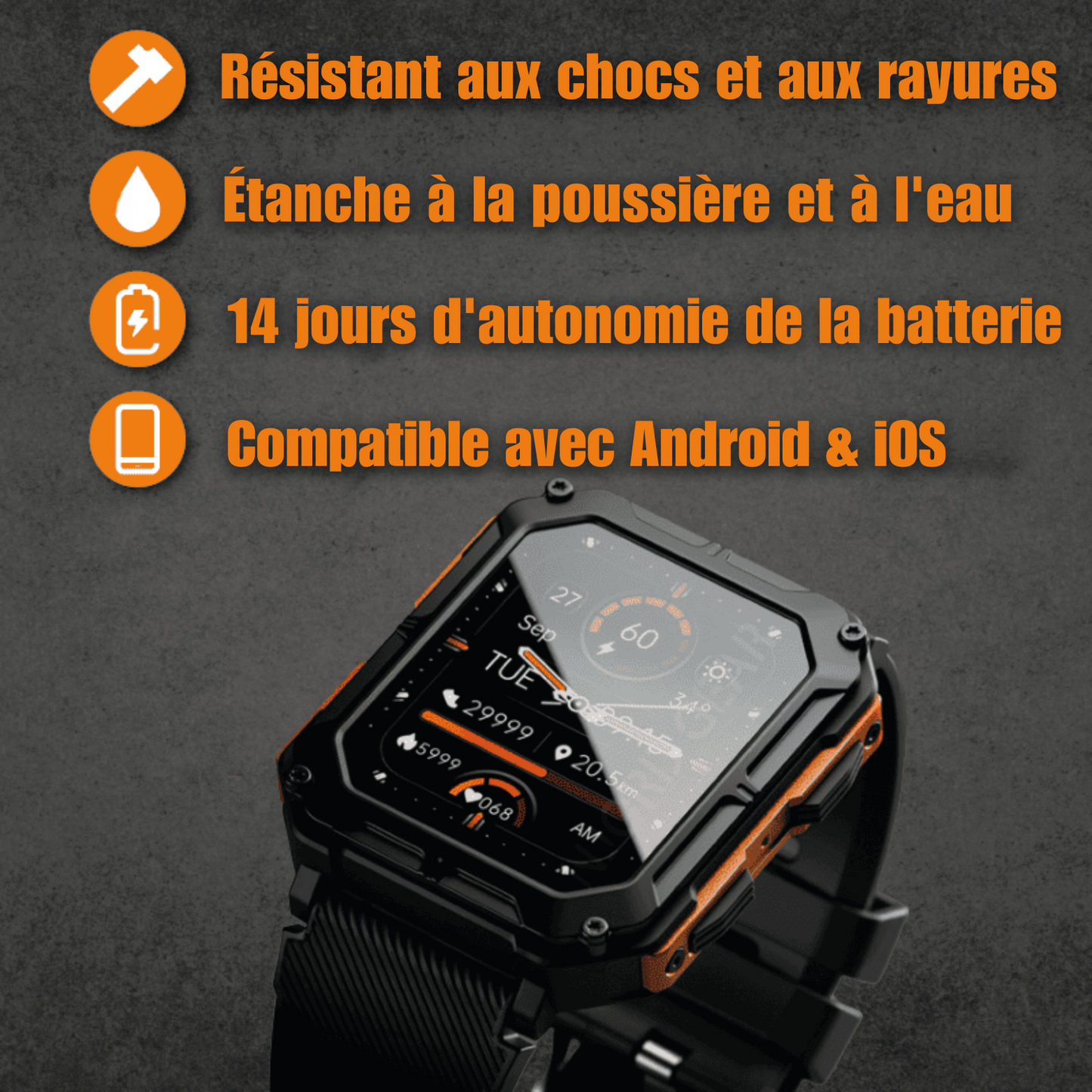 Thor - La smartwatch la plus résistante